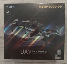 NEW UAV Skyseeker Drone 4K HD Camera - GPS FPV Aerial Quadcopter -Sealed Box