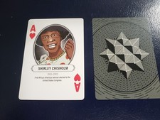 Shirley Chisholm Former United States Representative Famous African Playing Card