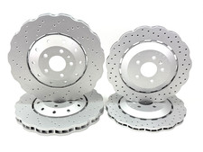 FOR AUDI RS6 AVANT QUATTRO 2013-19 FRONT AND REAR HIGH PERFORMANCE BRAKE DISCS
