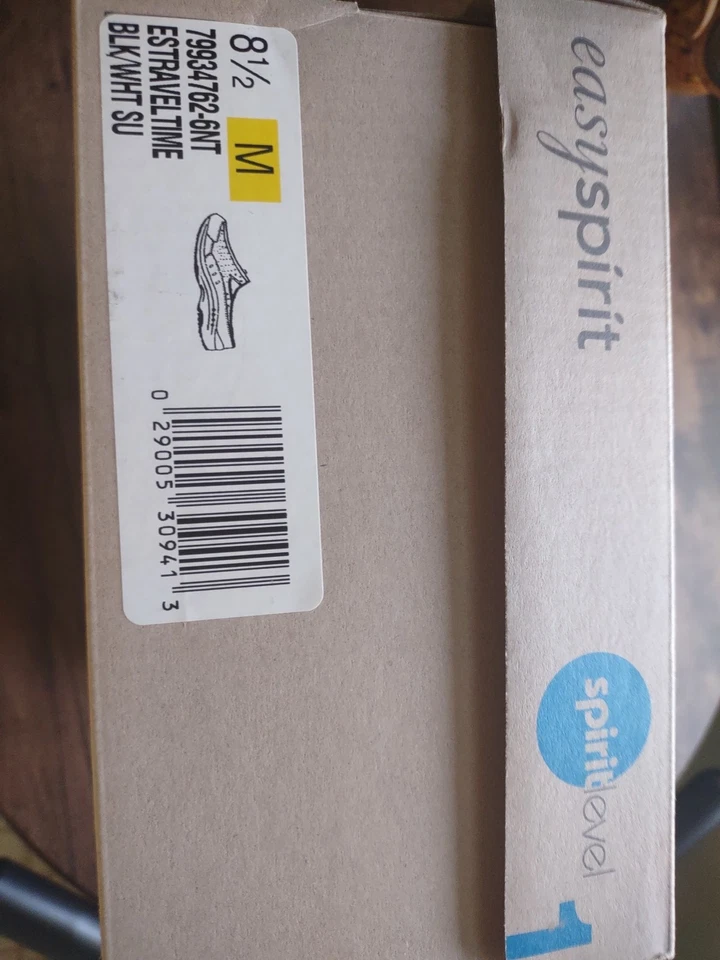 Easy Spirit Level 1 White Leather Walking Running Tennis Shoe Sneaker Sz 8 1/2 M - Image 4 of 4