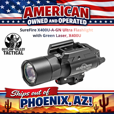 SureFire X400 Ultra Green Laser LED Handgun or Long Gun