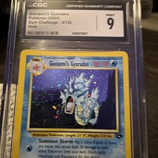 Pokémon Giovanni's Gyarados 5/132 Gym Challenge Holo CGC 9 Mint 🔥 on eBay