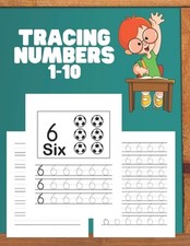 Tracing Numbers 1-10: Number Tracing Workbook for Kindergarten Preschoolers. N