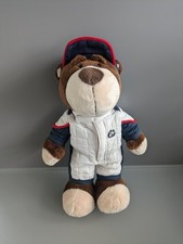 Pl&uuml;schtier Teddyb&auml;r BMW Sauber F1 Team; Zustand gut; H&ouml;he 28 cm