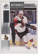 2011 SP Game Used Edition Authentic Rookies 498/699 Patrick Wiercioch #108 1k9