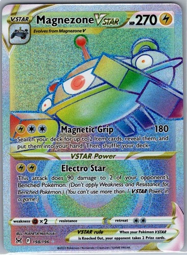 Magnezone VSTAR (Secret) 198/196 SWSH11: Lost Origin - Pokemon Card - NM