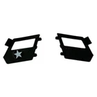 Vintage GI Joe Vamp Mark II Door Left Right Set Lot Vehicle Part Accessory 1984