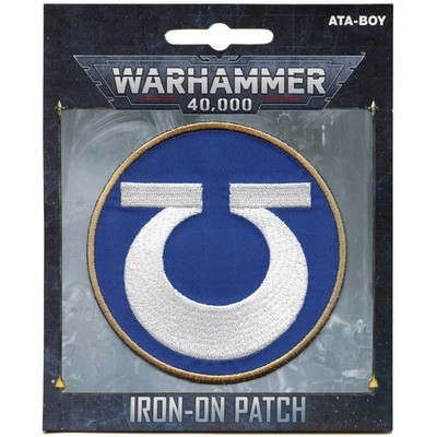 Warhammer 40K Ultramarines Patch Space Icon Gaming Embroidered Iron on
