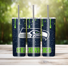 SEATTLE SEAHAWKS 20 OZ TUMBLER | DRIP DESIGN | | NFL FOOTBALL TUMBLERS