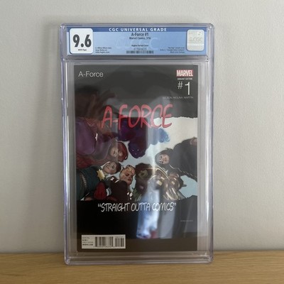 A-Force #1 CGC 9.6 Marvel 2016 Hip Hop Hughes Variant NWA Straight Outta Compton