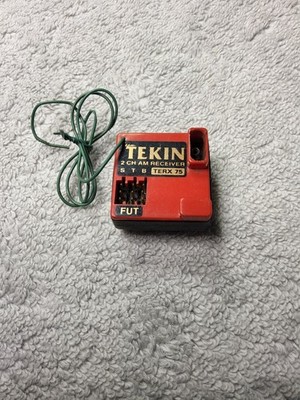 Vintage Tekin 2-Channel AM Reciever TERX 75 MHz Rx Rc10 Jrx2