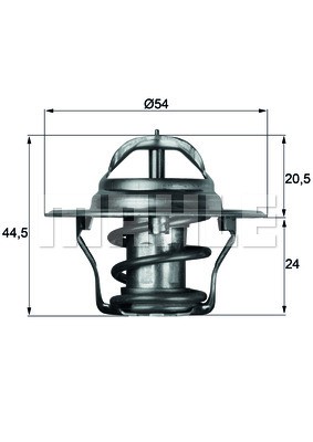 Behr Thermostat Fuer Nissan TX483D-image