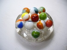  1063 Vitro Agate Marbles Lot of 11 pcs. This is a nice mixed lot of Vitros