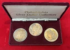 1885, 1886 & 1887 Philadelphia $1 Morgan Silver Dollar 3-Coin Set