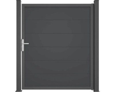 Einzeltor GroJa BasicLine Nova DIN universal vormontiert ohne Pfosten 150 x 180 