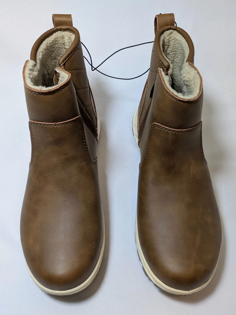 Khombu Safari 8185 Women’s Brown Leather Laces Boots Size 6M Khombu Brown Boots for Women for sale | eBay main image 3