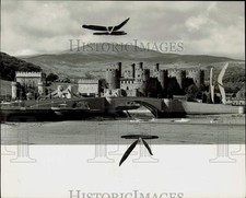 1972 Press Photo Conwy Castle in Wales, UK - afa42049
