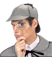 Detektiv Hut MüTze Geheimagent Ermittler Fasching Karneval Accessoire Onesize