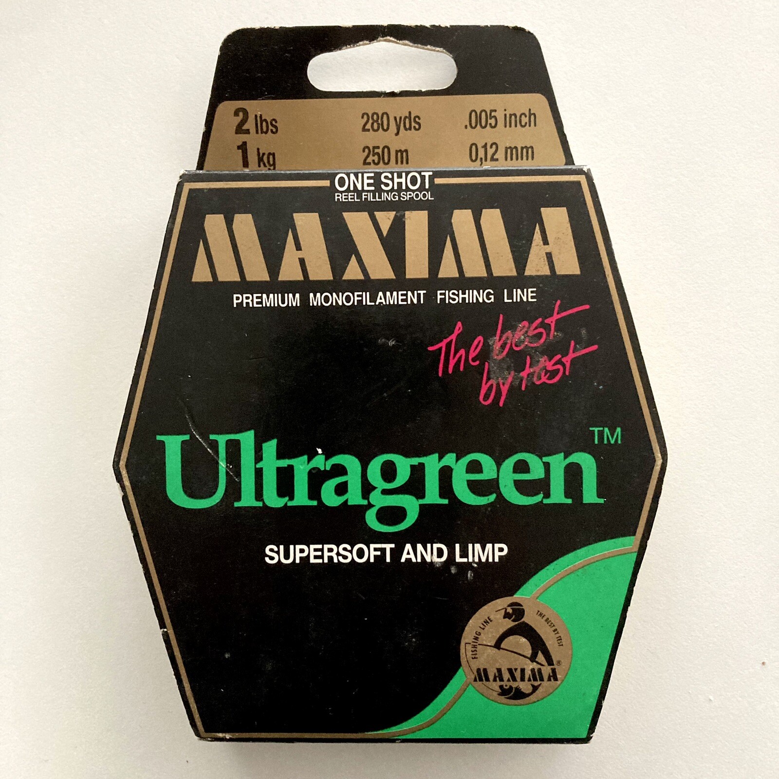 Maxima Ultragreen Fishing Line 2lb, 280yds NOS eBay