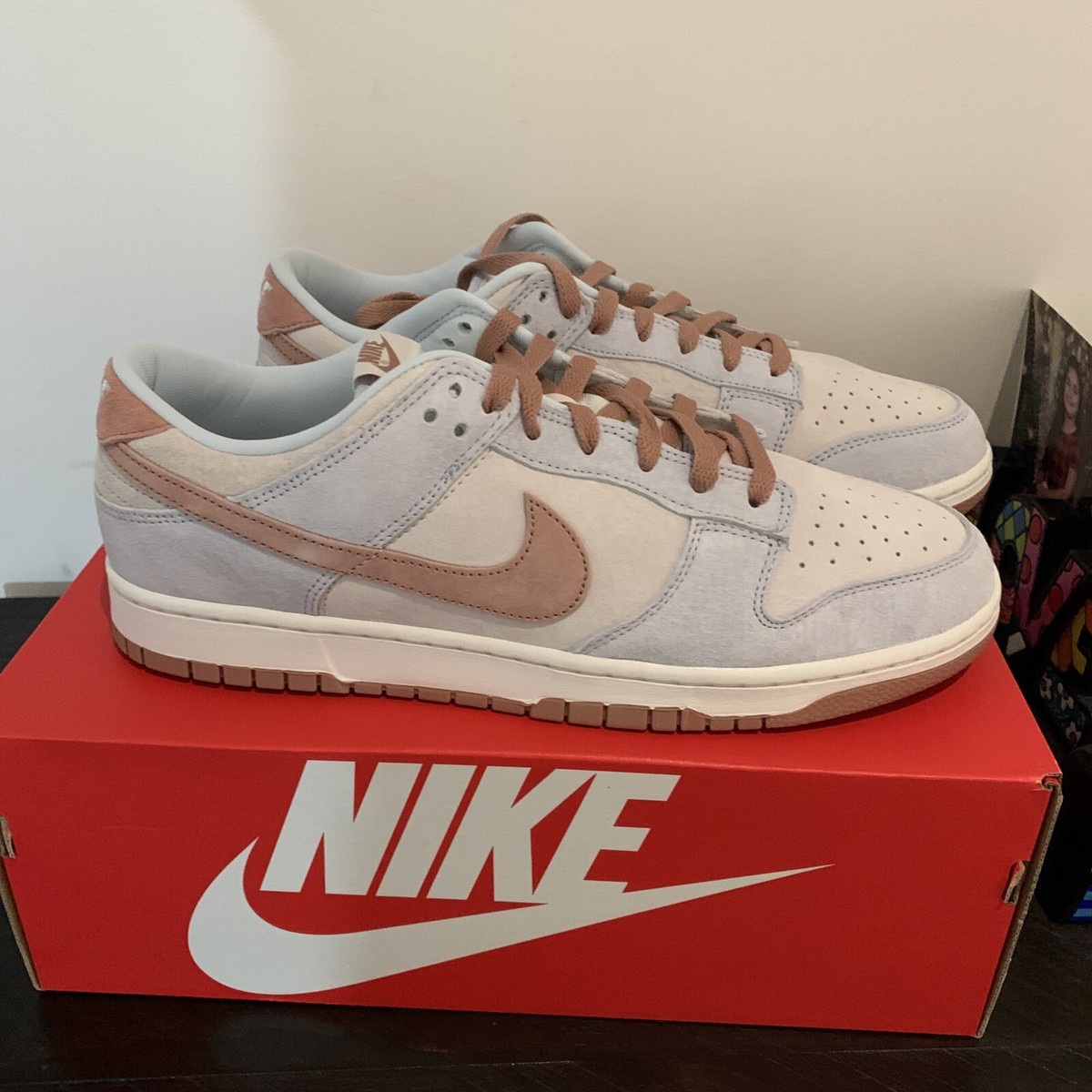 Nike Dunk Low Retro Fossil Rose-Size 13 | eBay