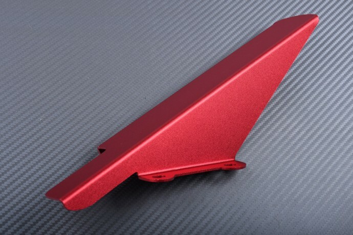 Carter de chaine alu CNC rouge haute protection pour ZX10R 04-05