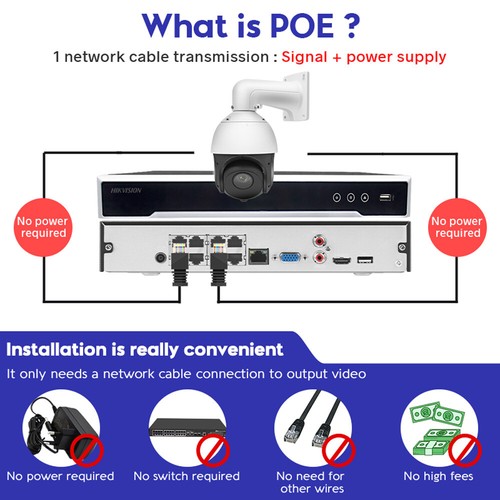 HIKVISION Auto-track PTZ IP camera 25X ZOOM security Smart DS-2DE4425IW-DE T5 - Picture 11 of 23