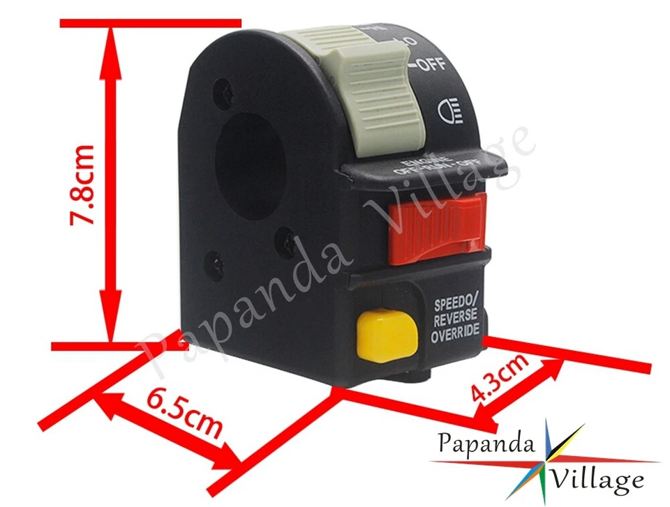 ABS Handlebar Hi/Lo Beam Start/Stop Switch For Polaris Sportsman 400 500 700 800 - Image 2 of 4