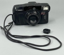 Canon SureShot 80 Tele 35mm Film Camera Point Shoot Untested Black