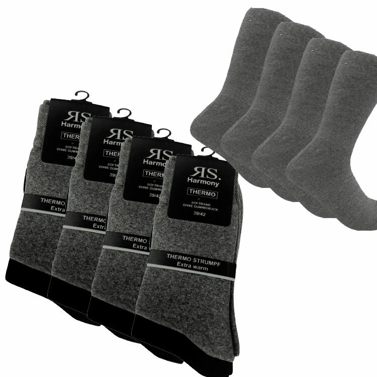 Thermosocken extra Innenfrottee dicke warme Wintersocken Strümpfe 39-46 Markenpr - Bild 4 von 4
