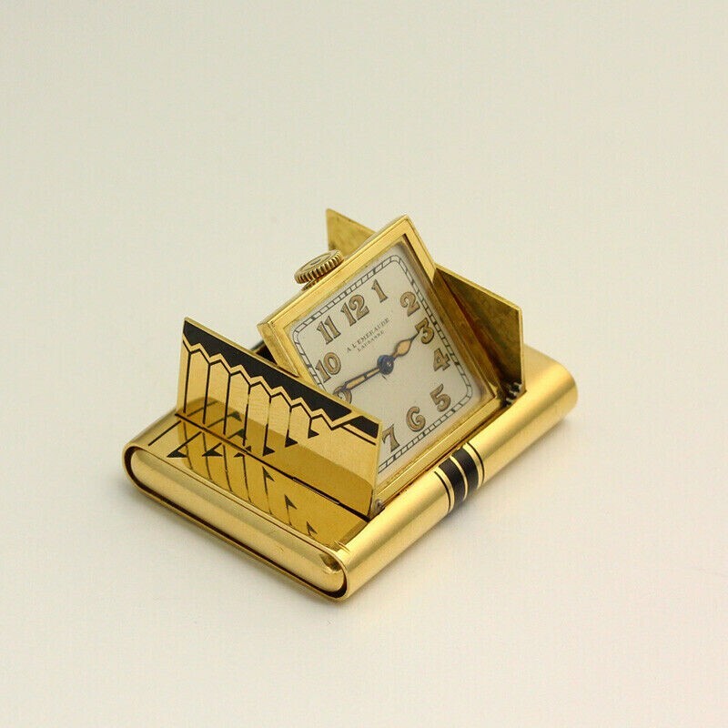 VACHERON CONSTANTIN / VERGER FRERES ART DECO CLOCK CIRCA 1925