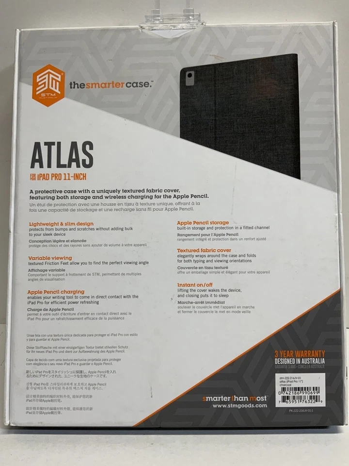 ☀️ Stm Atlas Case for iPad Pro 11-inch - Black OpenBox - Image 2 of 4
