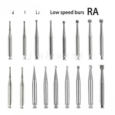Dental Drill Bits Tungsten Carbide Burs Round Head RA Dentist Tools