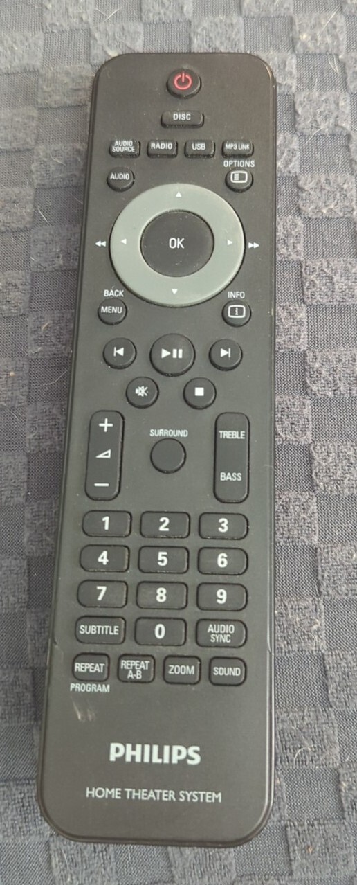 Philips Home Theater System TV Remote Control for HTS8100 HTS8140 HTS6515