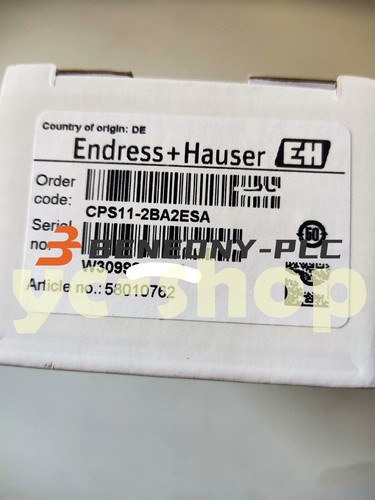 NEW E+H CPS11-2BA2ESA PH electrode Fast shipping via FedEx or DHL - Picture 1 of 3