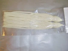 7 1/2" 2 pack GLOW IN THE DARK Octopus Saltwater Trolling Lure UV Skirt 134GLOW