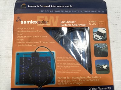 Samlexsolar SunCharger portable solar panel - Model SC-05