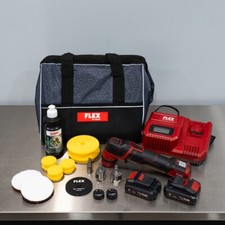 Flex Pxe 80 Kit Cordless Mini Nano Polisher Kit 2 Batteries Bag Pads Polish Flex Pxe 80 Kit Cordless Mini Nano Polisher Kit 2 Batteries Bag Pads Polish