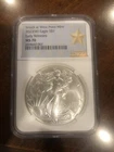 2023 (W) $1 American Silver Eagle NGC MS70 ER West Point Star Label