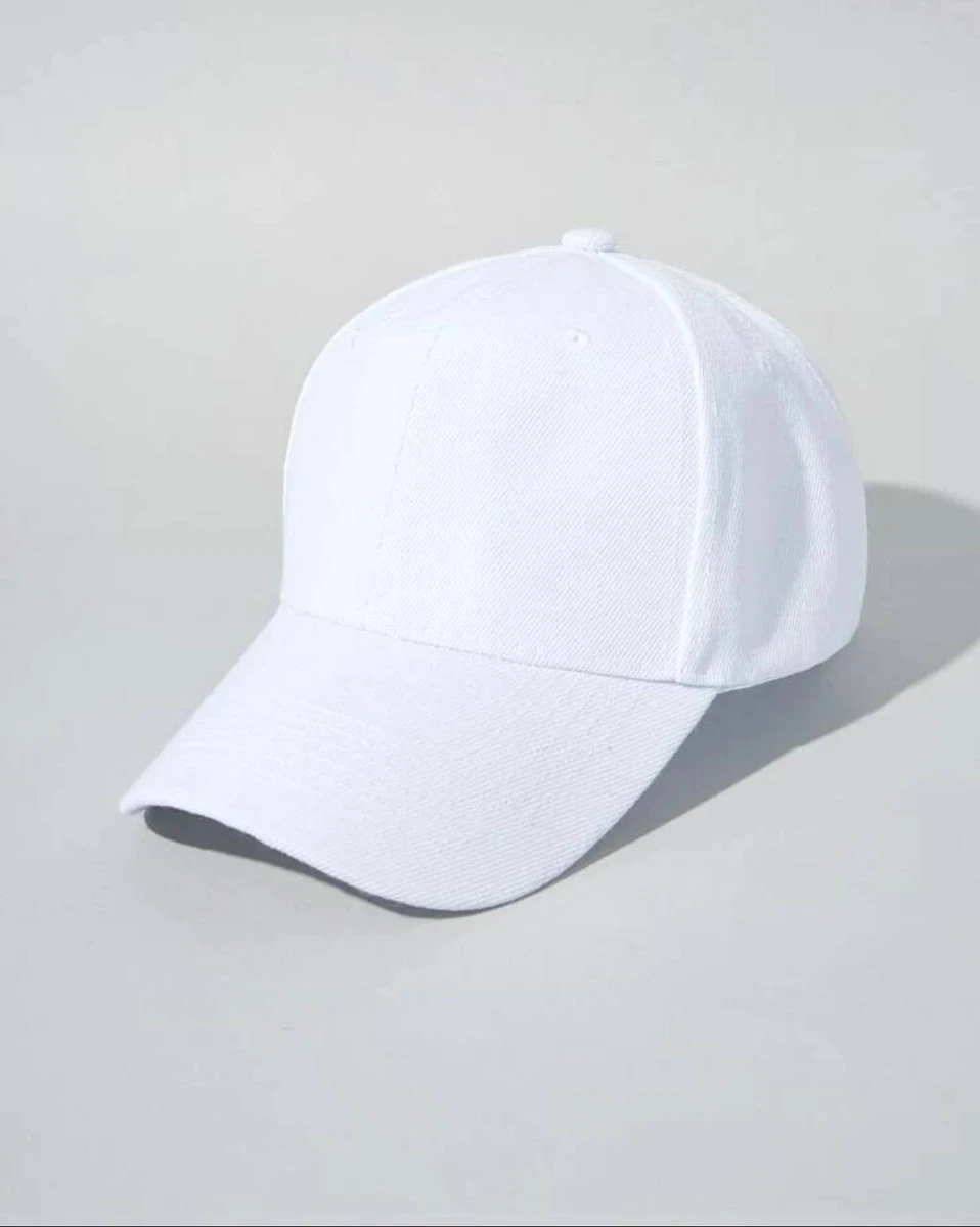 White baseball cheap cap