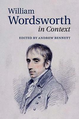 William Wordsworth in Context Bennett Paperback Cambridge University Press