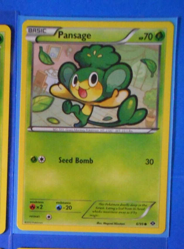 Pansage 6/99 Pokemon card BW Next Destinies common NM