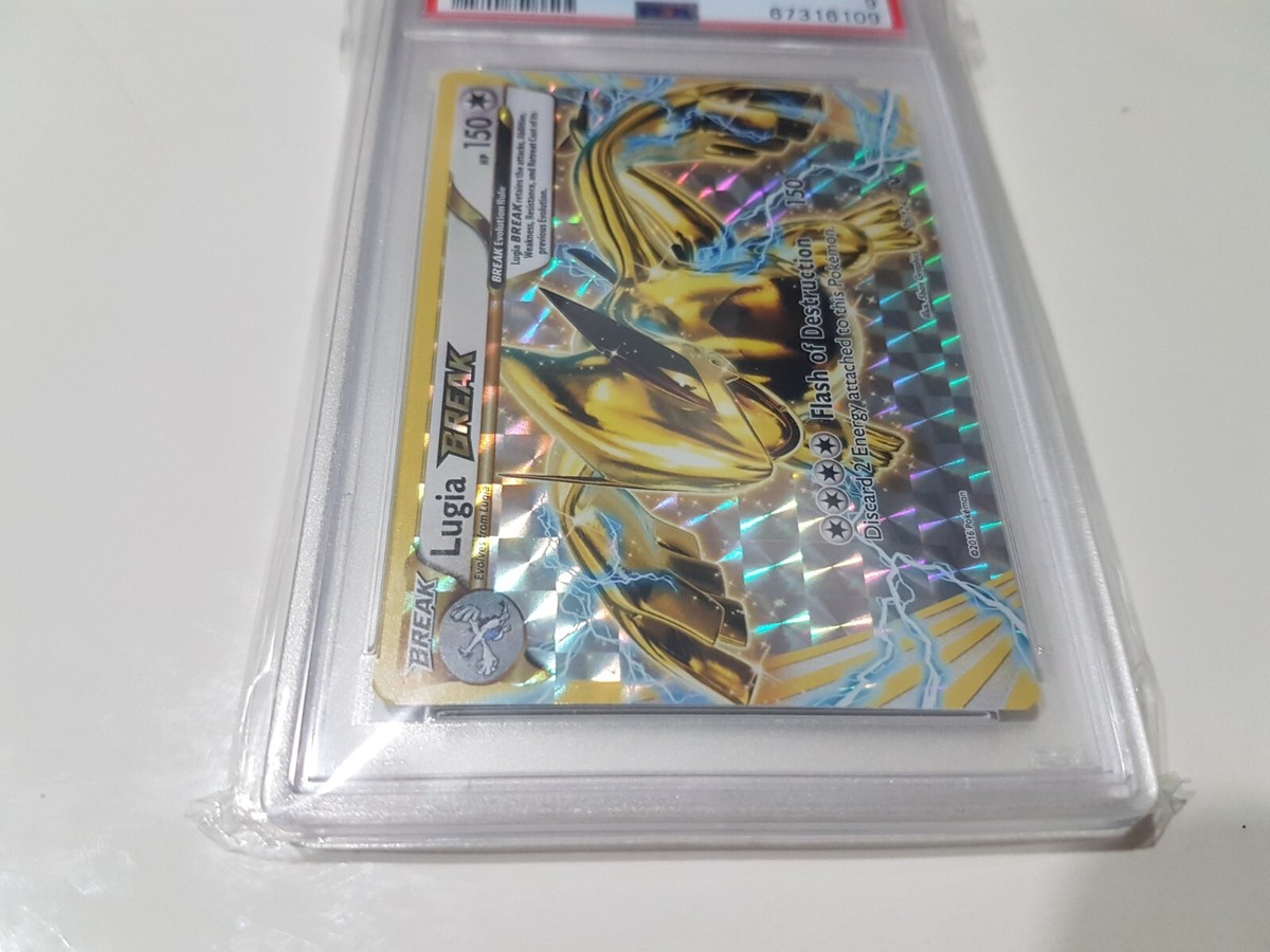 lugia break pokemon card Lugia BREAK Holo #79 - Pokemon XY Fates Collide - PSA 9