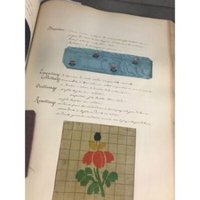 Theory of Weaving Splendid Manuscript Very Large in Folio Very Neat with de n