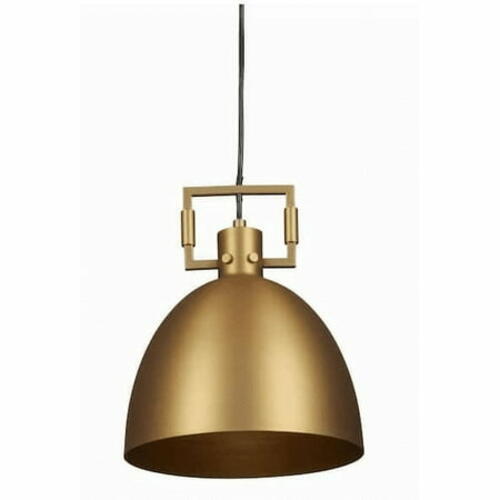 STANFORD LIGHTING Luka 1 Light Brass Modern Farmhouse Pendant - Picture 2 of 2