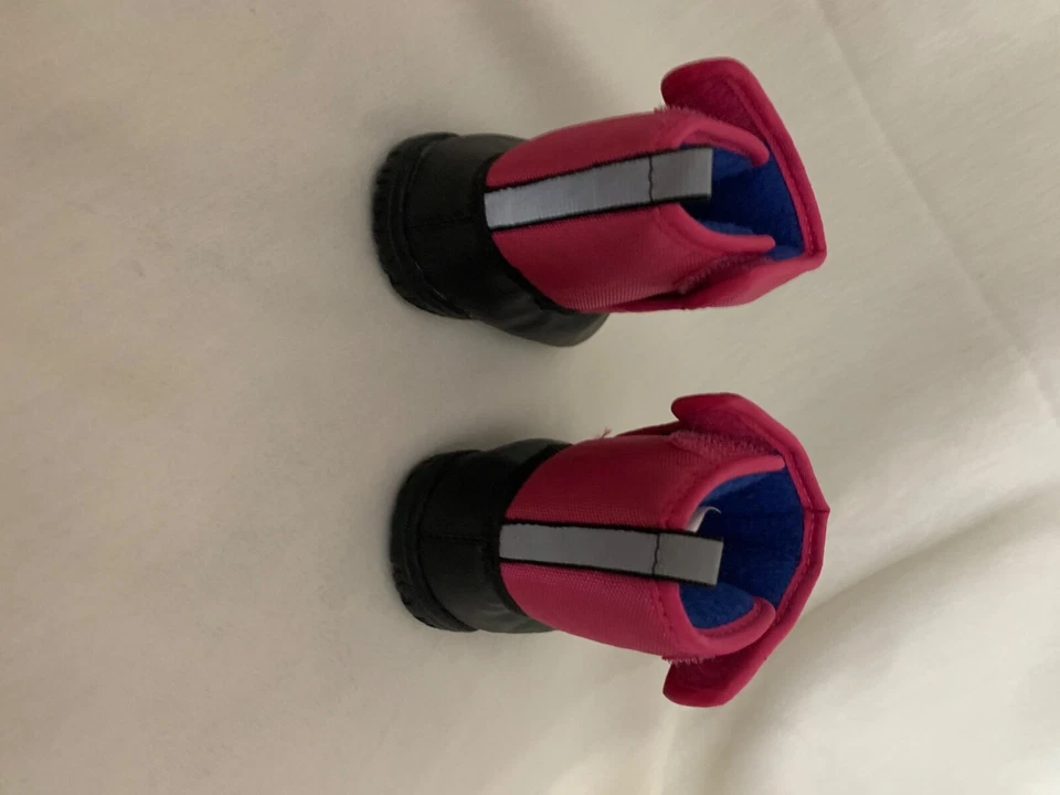 Ralph Lauren Active Rosa Nylon Albirta EZ Botas Bebé Talla 1 NUEVAS EN CAJA  Foto 4 de 4