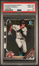 2019 Bowman Draft Corbin Carroll #BDC125 PSA 10