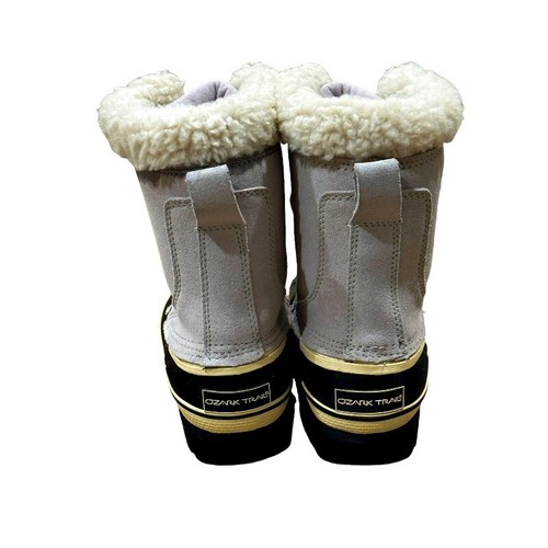 Ozark Trail Hiking Boots Womens Size 6 Sherpa Lined Thinsulate Leather Winter - Picture 5 of 11