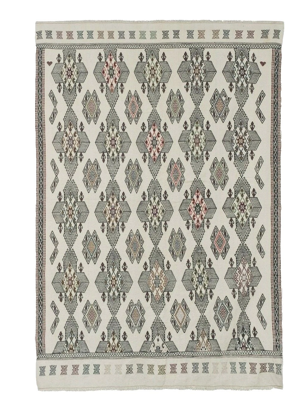Kilim Floral Alfombras y Tapetes antiguos