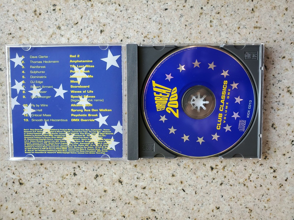 Eurobeat 2000 Club Classics Volume One - CD Kickin Records
