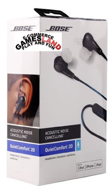 Bose QuietComfort 20 Acustico rumore Cancelling Cuffie per Apple | Acquisti  Online su eBay